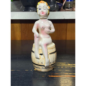 Vintage naked lady scotch Decanter Bottle, rare, One Size
